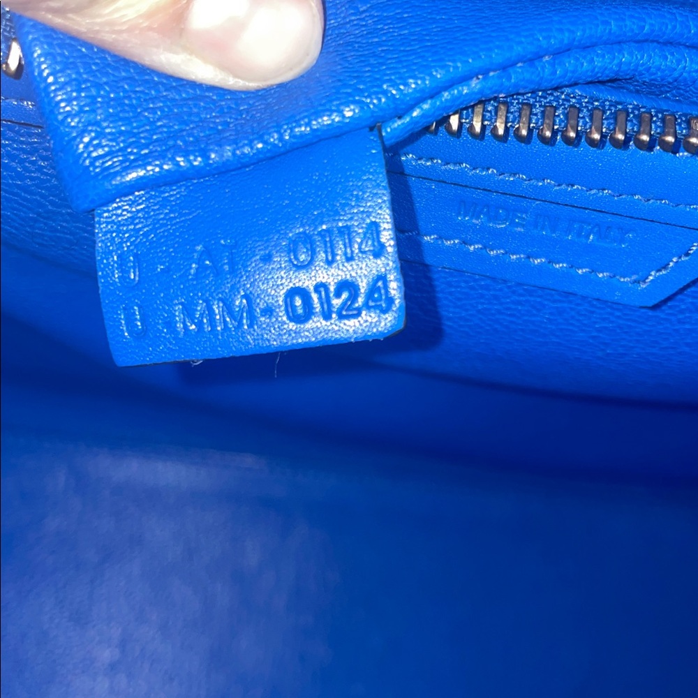 Celine Palmelato Mini Luggage Electric Blue - Picture 11 of 14